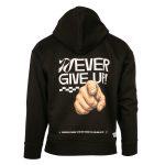 BLUZA Z KAPTUREM NEVER GIVE UP – RALLY FAN COLLECTION 2026